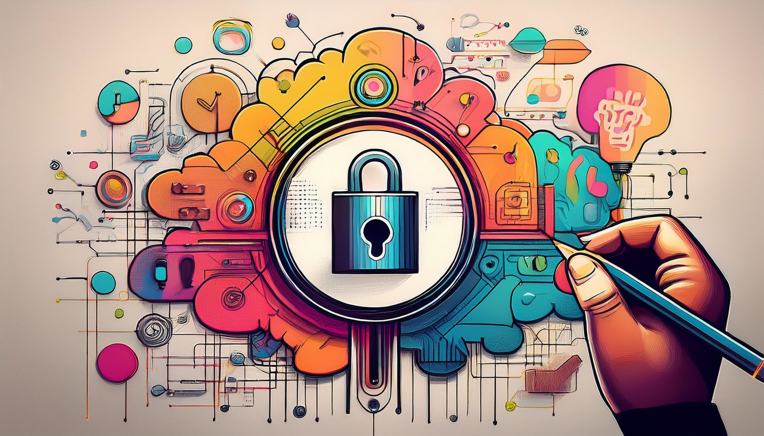 Sketch che simboleggia la privacy by design
